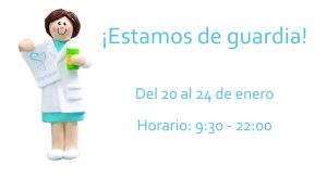 Farmacia de Guardia en Guadiana en enero