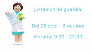 Farmacia de guardia hoy y esta semana (28 de septiembre)