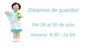 Farmacia de guardia - Guadiana - Del 26 al 30 de julio