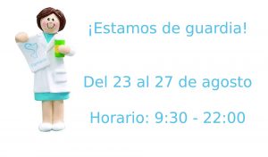 Farmacia de guardia - Guadiana - Del 23 al 27 de agosto de 2021